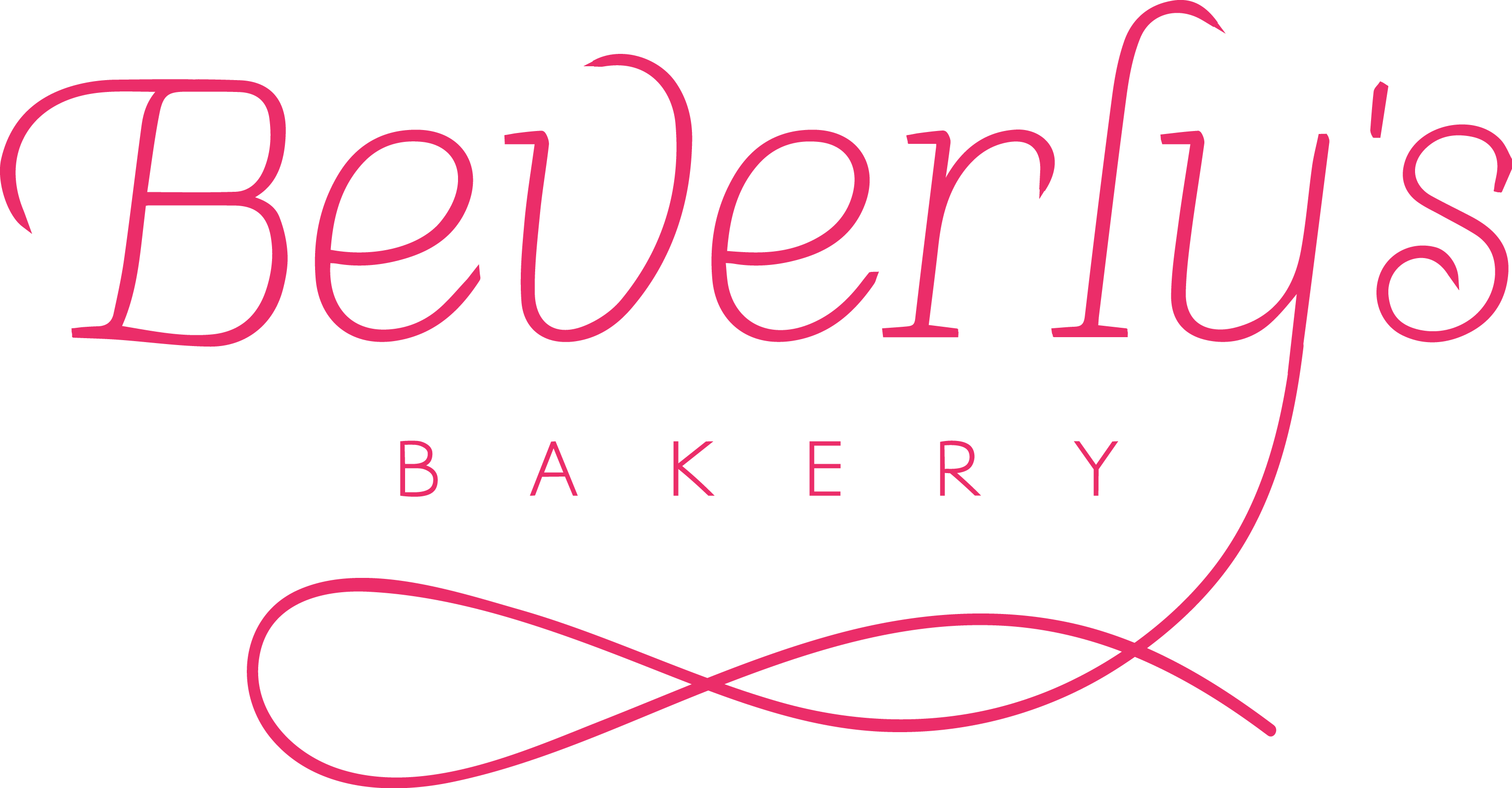 Beverly's Bakery logo — whisk and script mark